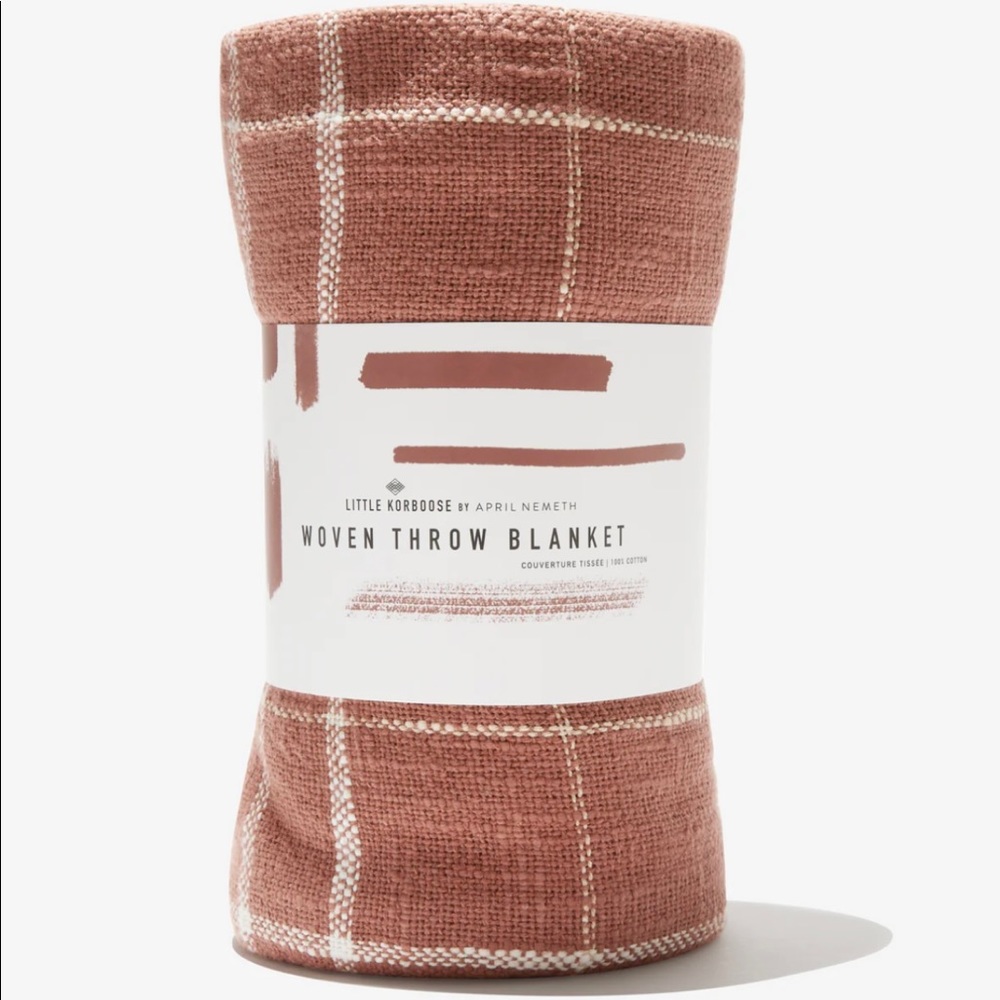 NWT Little Korboose Woven Blanket